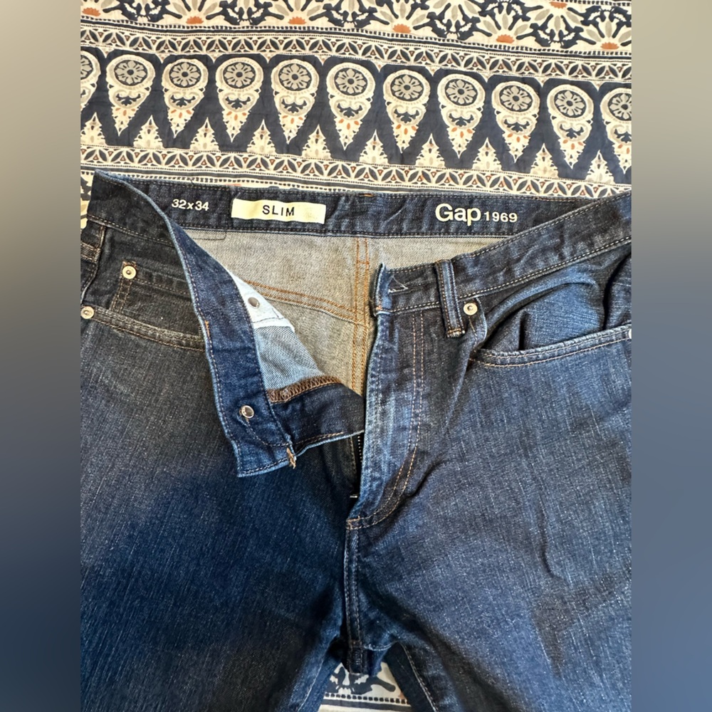 Men’s Gap jeans 32x34 slim fit - Picture 6 of 7